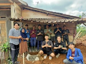 Wujud Nyata Pengabdian, BEM Banten Bersatu Bangun Pusat Literasi di Lebakgedong